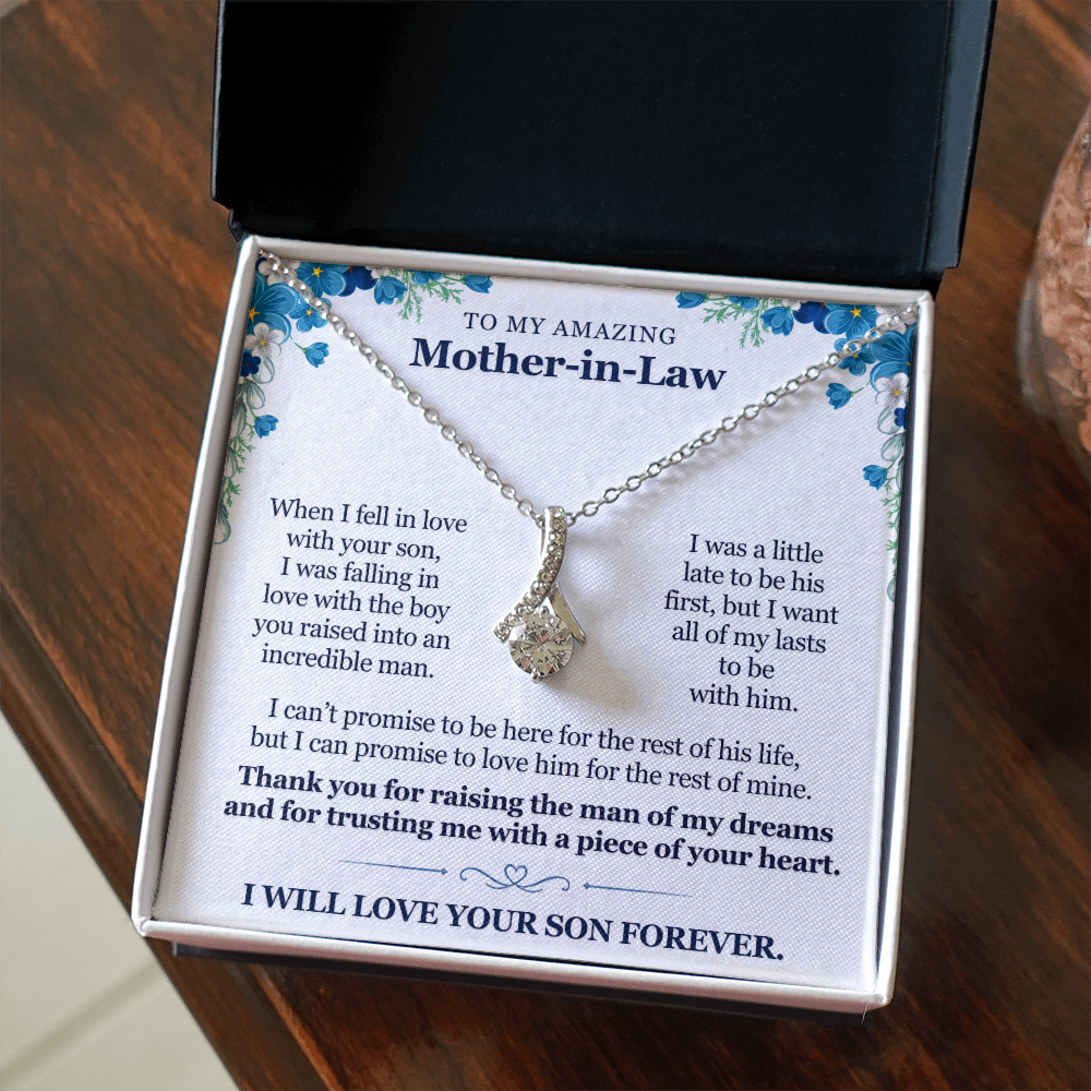 To My Mother-in-Law - Thank You for Raising The Man of My Dreams - Alluring Necklace Set