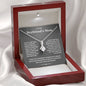 To My Boyfriend's Mom-Alluring Necklace- Thank You For Raising The Man
