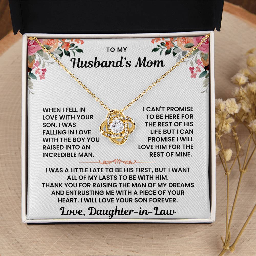 To My Husband's Mom - I'll Love Him for The Rest of Mine - Necklace