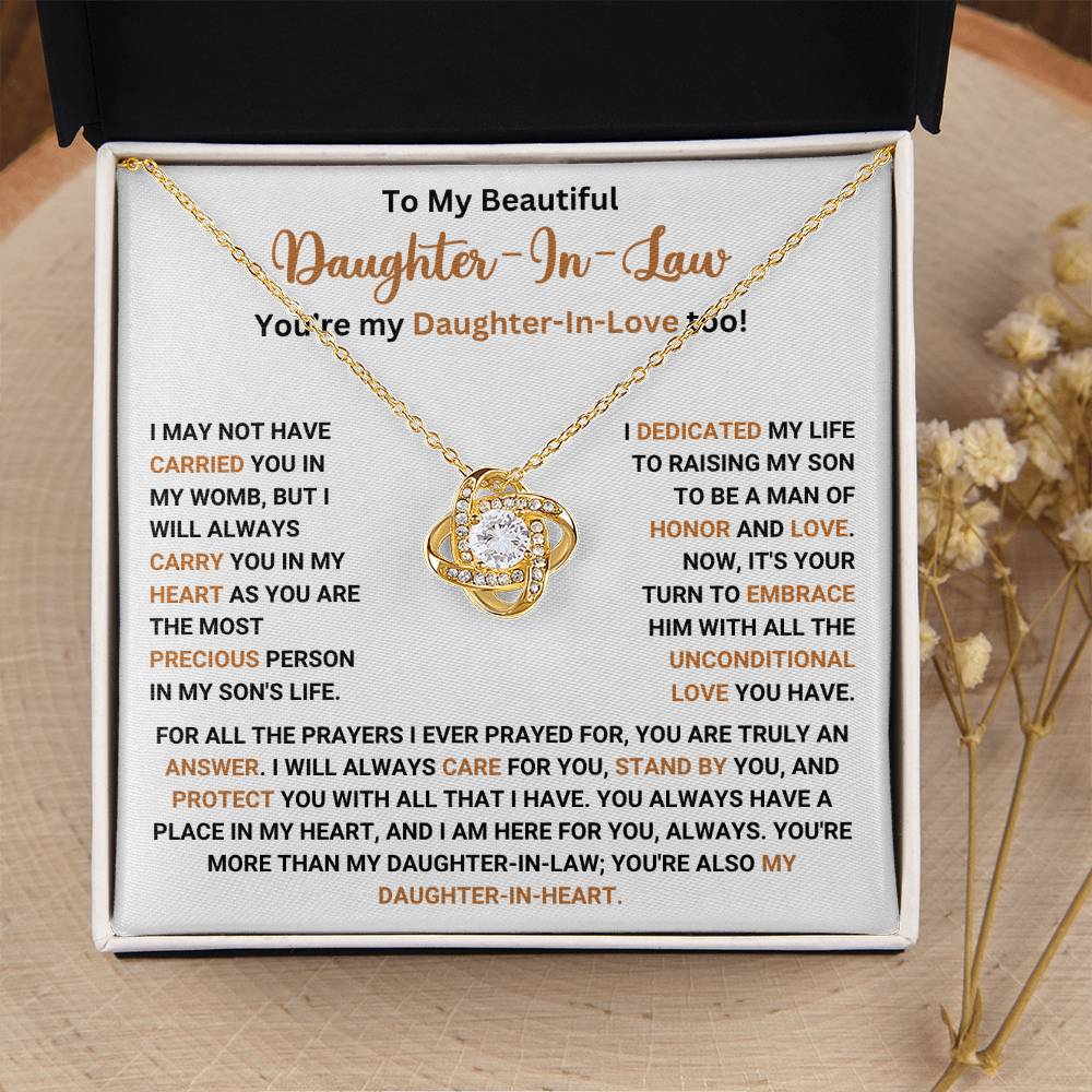 To My Daughter In Law - Gift Set Lux324