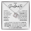 To My Soulmate- Loveknot Necklace- I Want To Be Your Last Everything