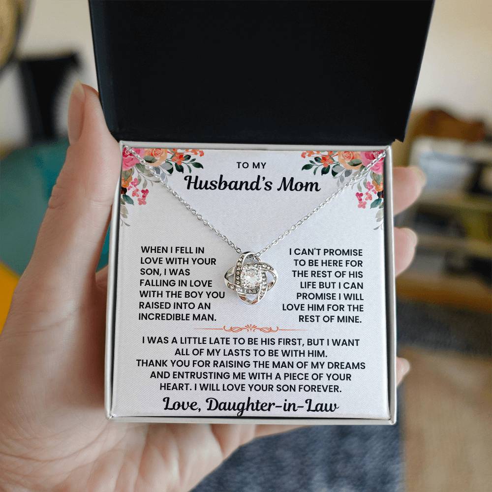 To My Husband's Mom - I'll Love Him for The Rest of Mine - Necklace