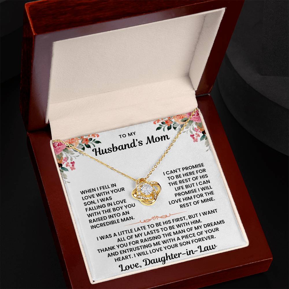 To My Husband's Mom - I'll Love Him for The Rest of Mine - Necklace