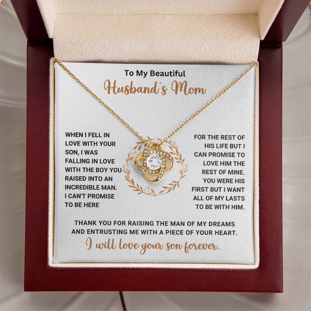 Meaningful Gift for Husband's Mom - Necklace Gift Set