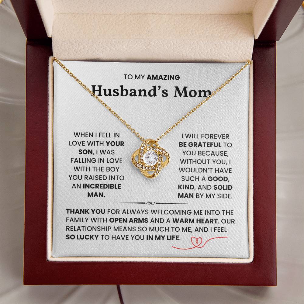 To My Husband's Mom - Thank You For You Always Welcoming Me Into The Family - Necklace