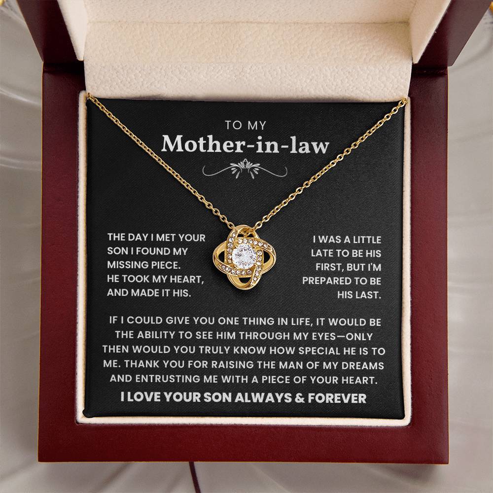 To My Husband's Mom - I'm Prepared To Be His Last - Necklace