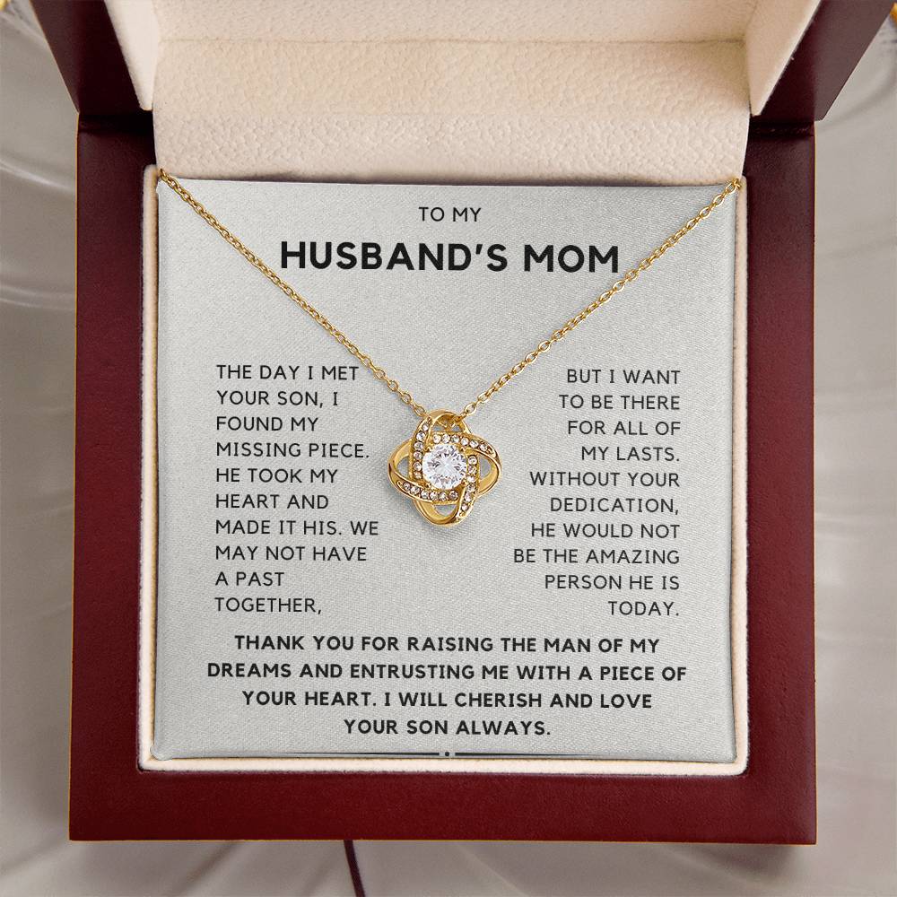 (New Arrival) To My Husband's Mom - Without Your Dedication He Wouldn't An Amazing Person - Necklace