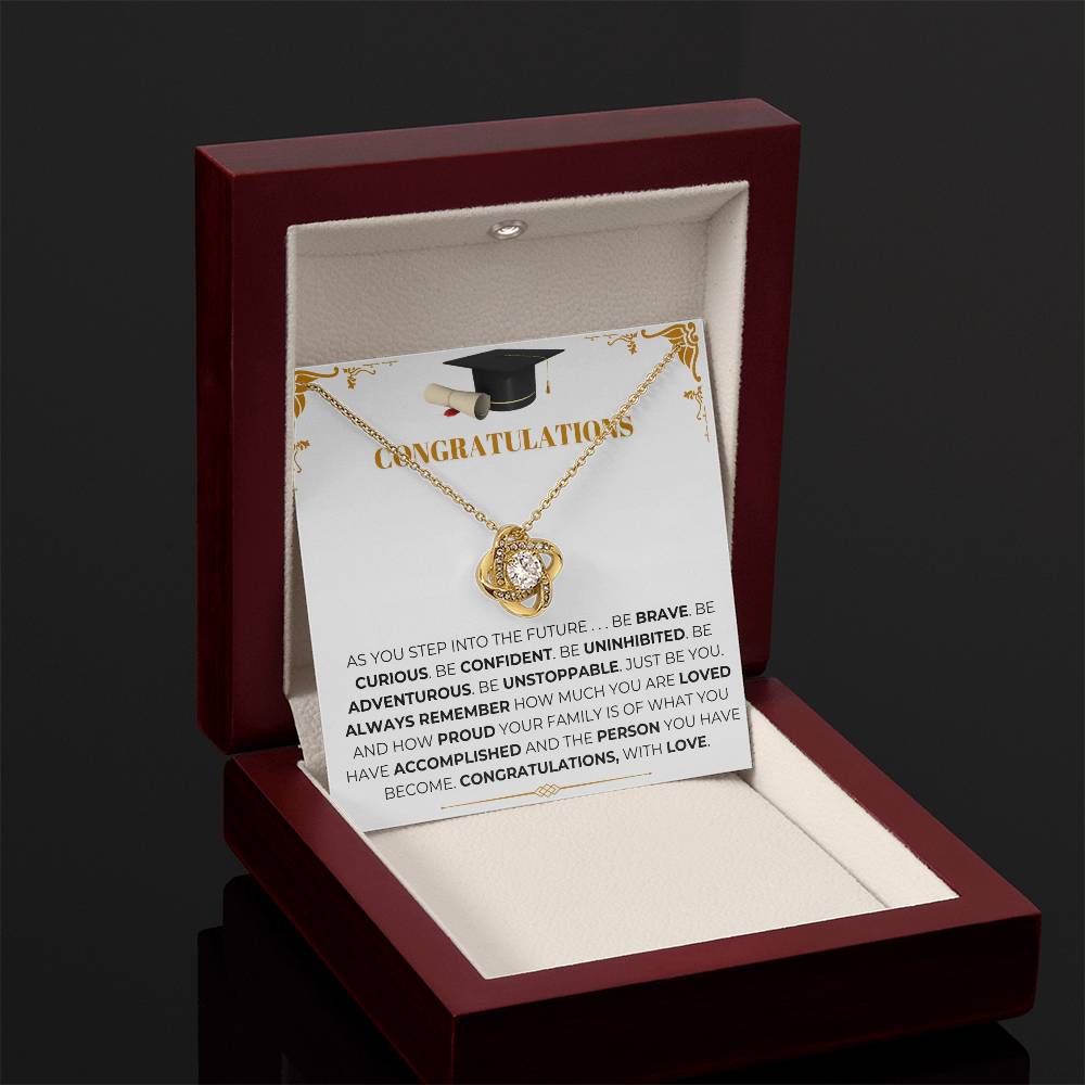 Congratulations- Graduation Necklace For Her -Meaningful Gift