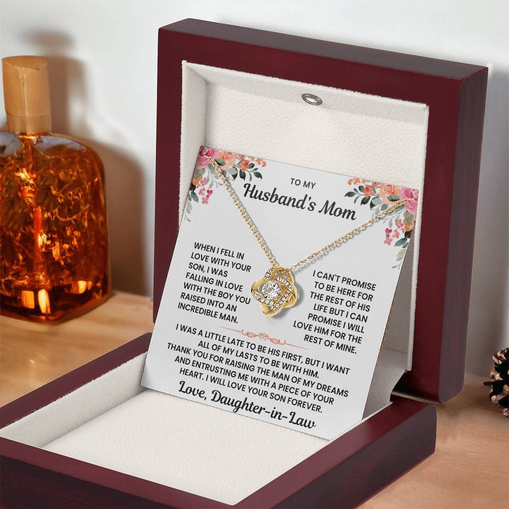To My Husband's Mom - I'll Love Him for The Rest of Mine - Necklace