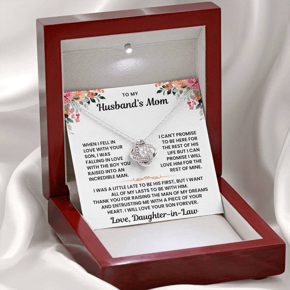 To My Husband's Mom - I'll Love Him for The Rest of Mine - Necklace