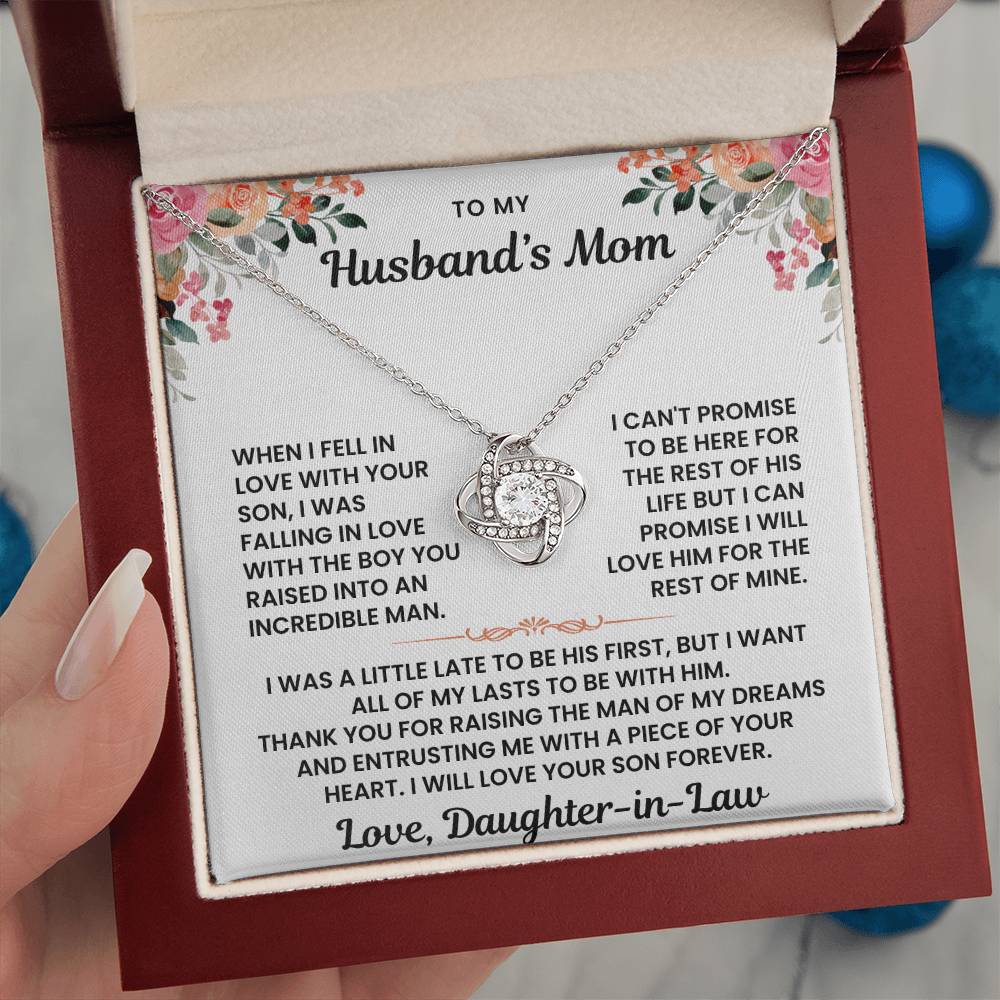 To My Husband's Mom - I'll Love Him for The Rest of Mine - Necklace