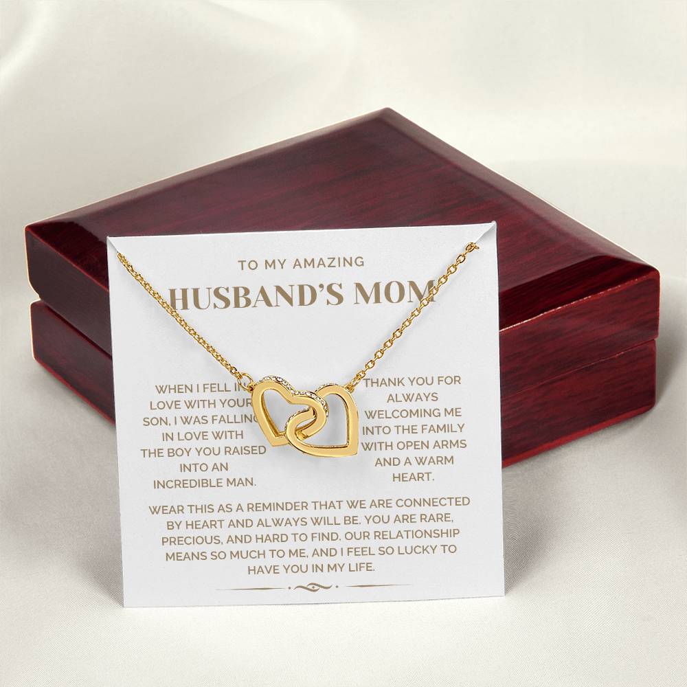 To My Amazing Husband's Mom - You Are Rare, Precious, and Hard To Find - Necklace