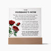 To My Husband's Mom - Thank You For Raising The Man of My Dreams - Acrylic Plaque