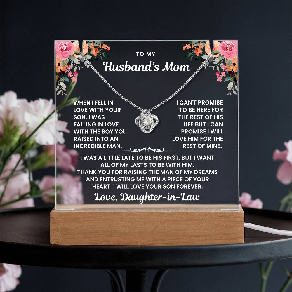 To My Husband's Mom - I Love Your Son Forever - Keepsake Acrylic