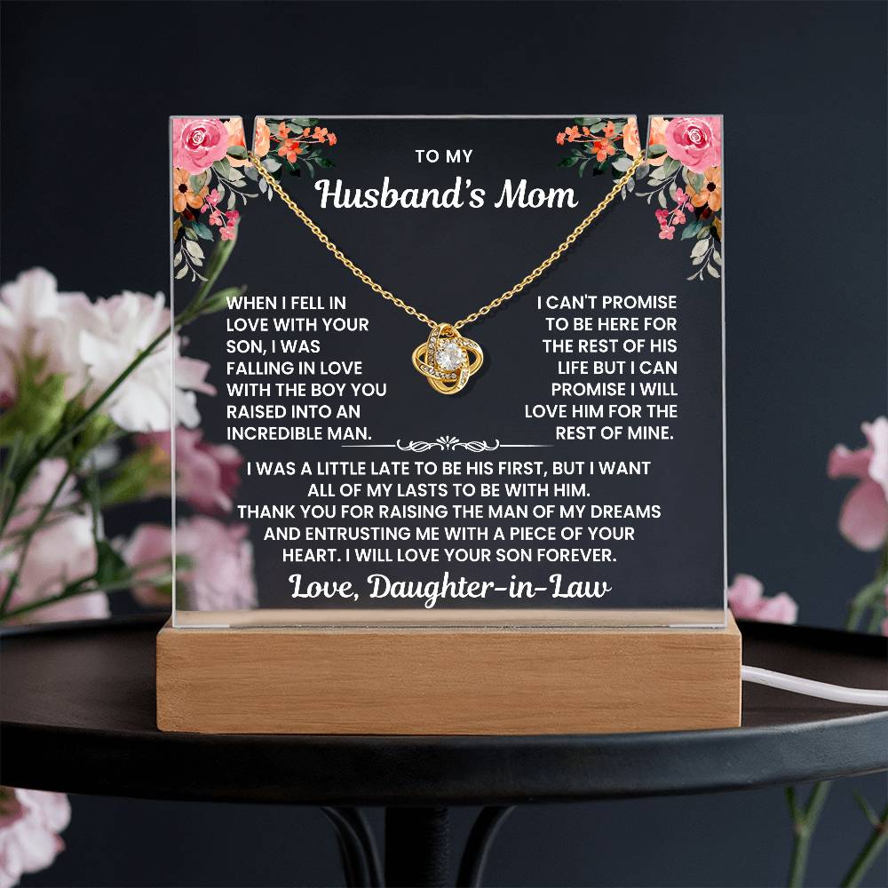 To My Husband's Mom - I Love Your Son Forever - Keepsake Acrylic