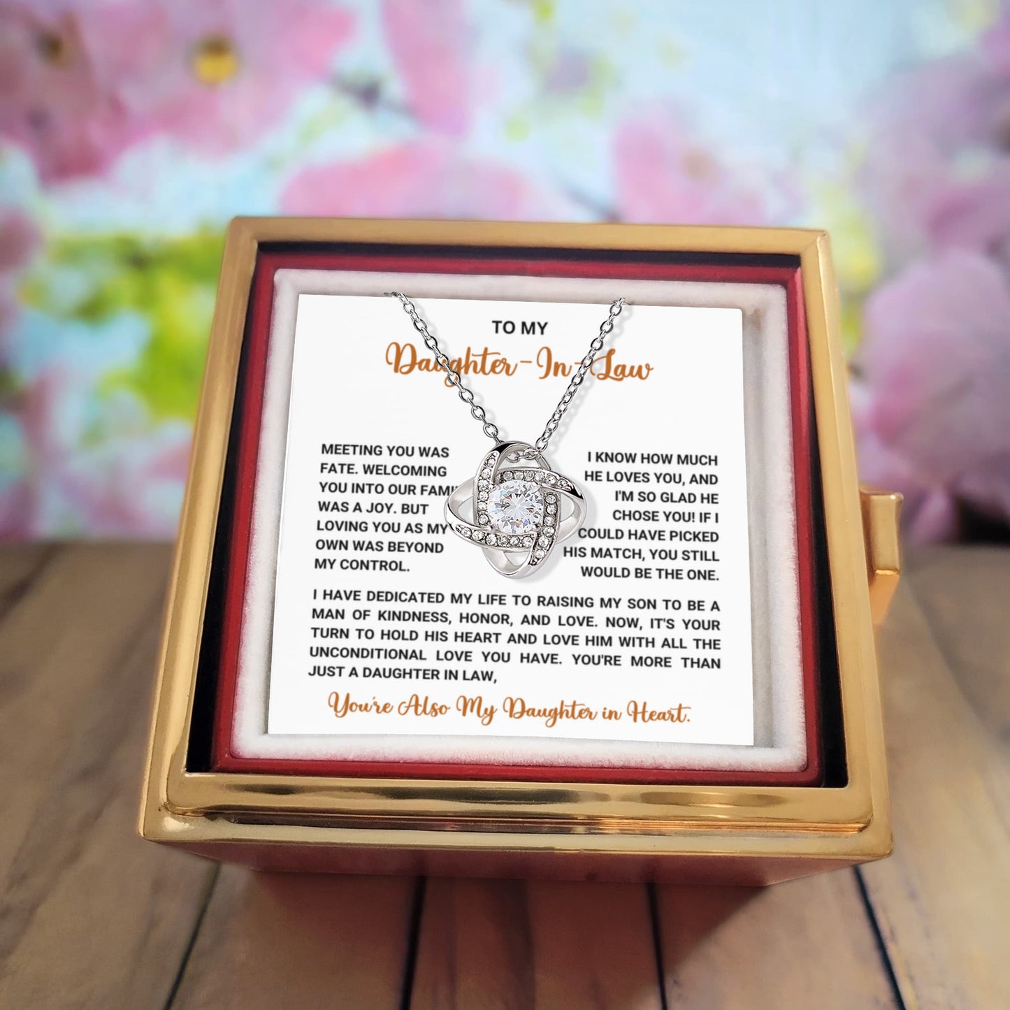 To My Daughter In Law - You're More Than Just a Daughter In Law - Necklace
