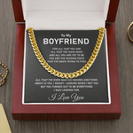 To My Boyfriend - Cuban Link Chain-You Turned Out To Be