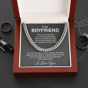 To My Boyfriend - Cuban Link Chain-You Turned Out To Be