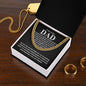 To My Trucker Dad- Cuban Link Chain- Sometimes It Is Hard
