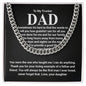 To My Trucker Dad- Cuban Link Chain- Sometimes It Is Hard