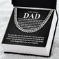 To My Trucker Dad- Cuban Link Chain- Sometimes It Is Hard