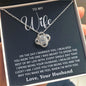 To My Wife- Loveknot Necklace- On The Day