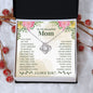 To My Beautiful Mom - Loveknot Necklace-You Have Been