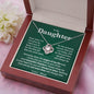 To My Daughter- Loveknot Necklace- Most Beautiful Chapters