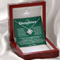 To My Daughter- Loveknot Necklace- Most Beautiful Chapters