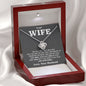 To My Wife- Loveknot Necklace-Your Last Everything