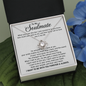 To My Soulmate-Loveknot Necklace- I Want To Be