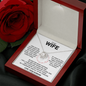 To My Wife- Loveknot Necklace- I May Not Be Your First Kiss