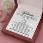 To My Soulmate-Loveknot Necklace- I Want To Be