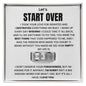 Let's Start Over Ring For Him - Meaningful Sorry Gift for Him