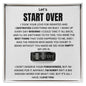 Let's Start Over Ring For Him - Meaningful Sorry Gift for Him