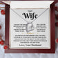 To My Wife-Loveknot Necklace-As Long As Life