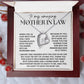 Mother In Law Necklace Gift - Christmas Gift for Mother in Law From Daughter In Law