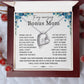 To My Amazing Bonus Mom- Forever Love Necklace- Christmas Gift for BF Mom and Mother in Law