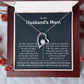 (Almost Sold) To My Husband Mom - Thank You For Raising The Man of My Dreams - Forever Love Necklace