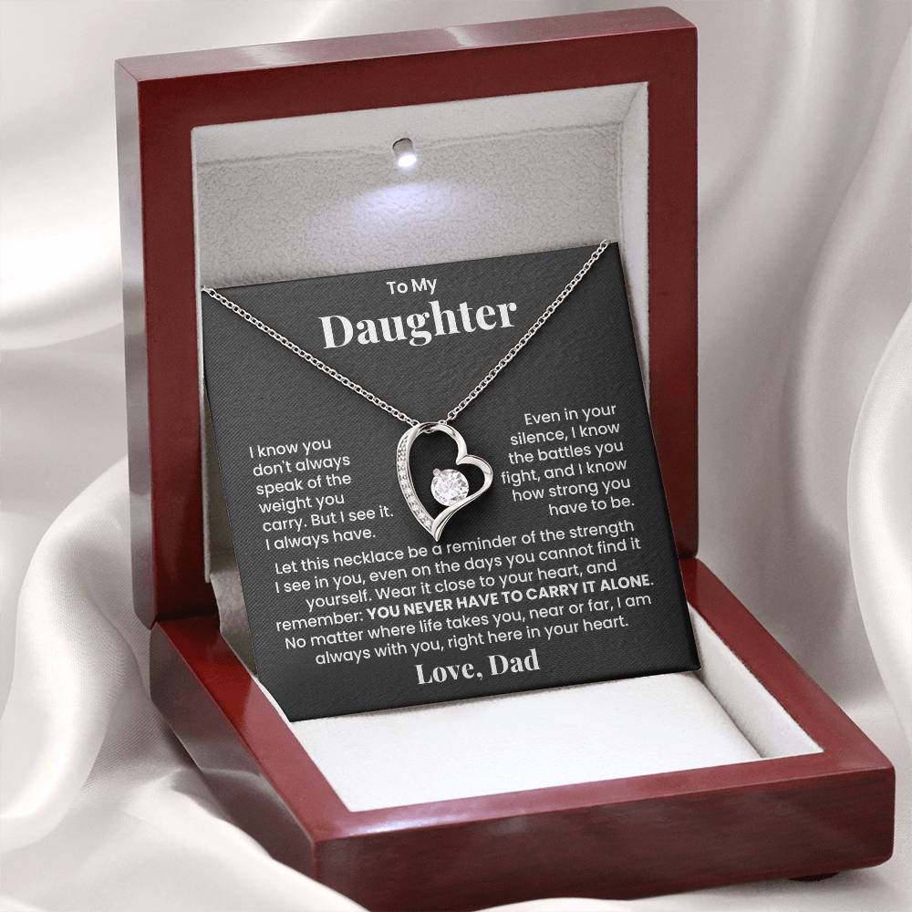 To My Daughter - I'm Always With You - Beautiful Gift Set From Dad - LX112
