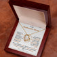 To My Husband's Mom-Forever Necklace-He Is Loyal And Kind