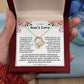 To My Son's Love-Forever Love Necklace- I May Not Have Carried
