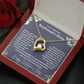 Happy Valentines Day Heart Necklace For Boyfriend's Mom