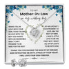 To My Mother In Law on My Wedding Day - Thank You for Raising The Man of My Dreams - Necklace