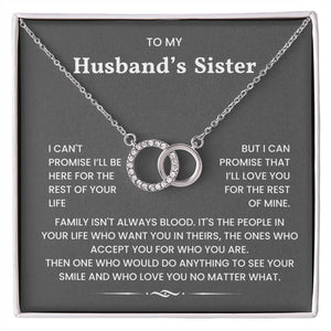 To My Husband's Sister - Perfect Pair - Necklace