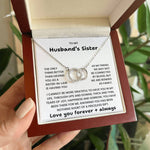 To My Husband's Sister - Perfect Pair Necklace-You Are Loved