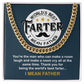 Dad-World's Best Farter-Cuban Link Chain