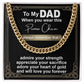 Dad-Promise Chain-Cuban Link Chain