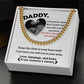 Dad-To Your Heart -Cuban Link Chain