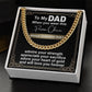 Dad-Promise Chain-Cuban Link Chain